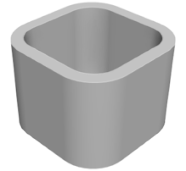 Preview: Pflanztopf "Shania" rund